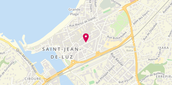 Plan de Liss' Coiffure, 33 Boulevard Victor Hugo, 64500 Saint-Jean-de-Luz