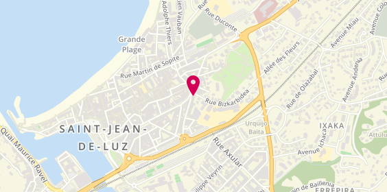 Plan de DESSANGE, 1 Rue Chauvin Dragon, 64500 Saint-Jean-de-Luz