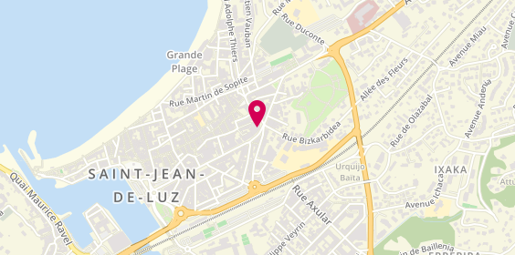 Plan de Hernani Coiffure, 45 Boulevard Victor Hugo, 64500 Saint-Jean-de-Luz