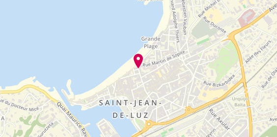 Plan de Coiffure Pascal, 32 Rue Joseph Garat, 64500 Saint-Jean-de-Luz