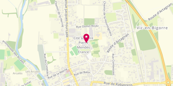 Plan de FONTAN Perrine, 6 Rue des Lilas, 65500 Vic-en-Bigorre