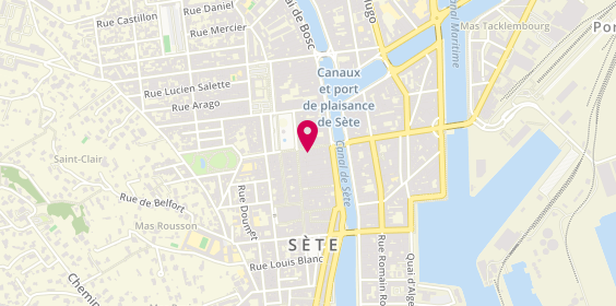 Plan de Salon Nicole Palestra, 13 Rue Général de Gaulle, 34200 Sète