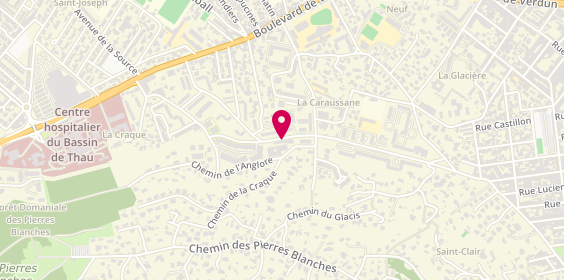Plan de Chateau Vert Coiffure, 49 Boulevard Chevalier de Clerville, 34200 Sète