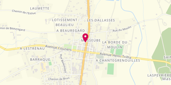 Plan de Alizé Coiffure, 41 Rue Général de Gaulle, 32140 Masseube
