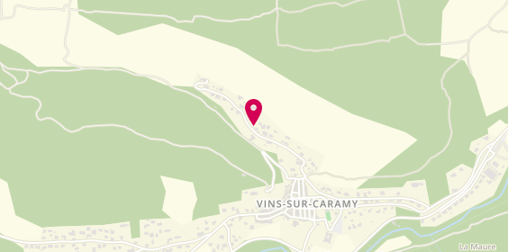 Plan de Acdc Coiffure, Chemin Adrechs, 83170 Vins-sur-Caramy