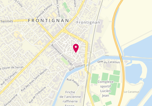Plan de TORRENT Francine, 12 place Jean Jaurès, 34110 Frontignan