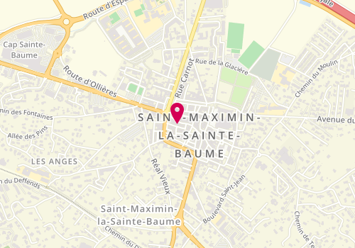 Plan de Les Tiffins, 16 Rue de la République, 83470 Saint-Maximin-la-Sainte-Baume