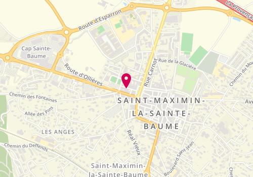 Plan de Mla Coiffure, 63 Rue Gutenberg, 83470 Saint-Maximin-la-Sainte-Baume