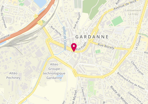 Plan de Coiffure Fernand Pierre, 7 Boulevard Bontemps, 13120 Gardanne