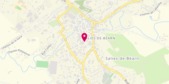Plan de Josiane Tesseidre LAUER, 60 Rue Paul Jean Toulet, 64270 Salies-de-Béarn