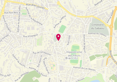 Plan de L'Atelier Coiffure, 33 avenue de Gramont, 64200 Biarritz