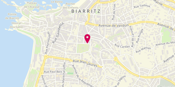Plan de Flora Ritz, 21 avenue du Jardin Public, 64200 Biarritz