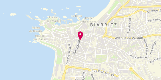 Plan de Aloha Coiffure Coiffeur Biarritz, 13 Rue Gambetta, 64200 Biarritz
