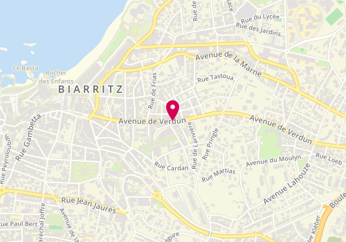 Plan de Vgtia, 42 avenue de Verdun, 64200 Biarritz
