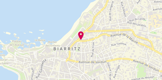 Plan de Franck Provost, 1 avenue de la Marne, 64200 Biarritz
