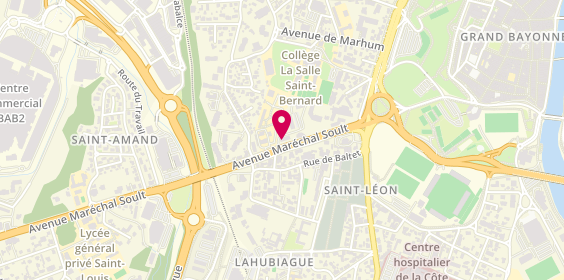 Plan de Christel Sty'L, 16 avenue Maréchal Soult, 64100 Bayonne
