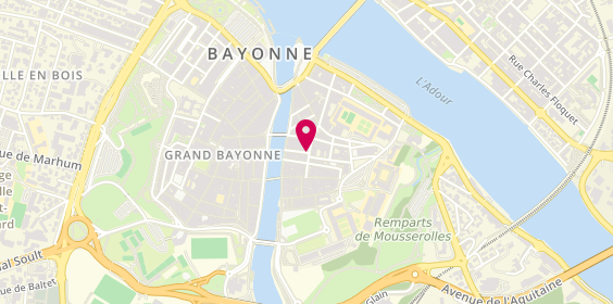 Plan de Romuald Prévost Coiffure, 13 Rue Pontrique, 64100 Bayonne