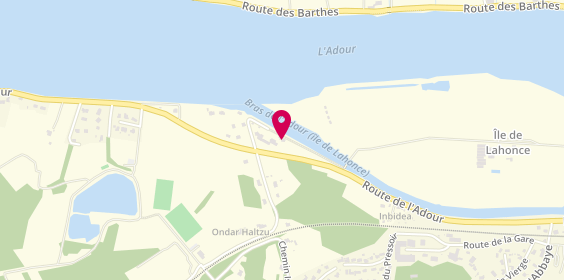 Plan de Coiffure Nadège, Port de l'Aiguette
2617 Route de l'Adour, 64990 Lahonce