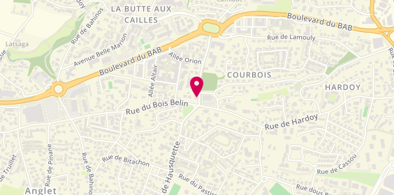 Plan de Lehena Coiffure, 79 Rue de Hausquette, 64600 Anglet