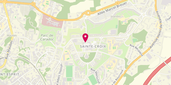 Plan de Sainte Croix Coiffure, 15 Place Gascons, 64100 Bayonne