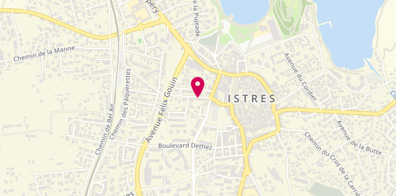Plan de C'line Coiffure, 33 avenue Aristide Briand, 13800 Istres