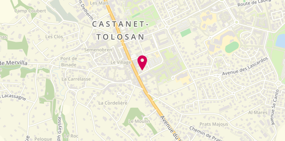 Plan de S.carl Coiffure, 19 Avenue du Lauragais, 31320 Castanet-Tolosan