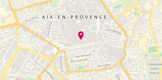 Plan de Jean Claude Biguine, 3 Rue Nazareth, 13100 Aix-en-Provence