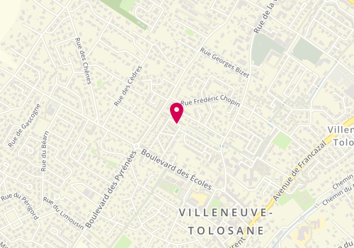 Plan de Misstif Coiffure, 11 Place Commerciale, 31270 Villeneuve-Tolosane