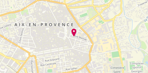 Plan de Votre Salon privé, 16 Rue Manuel, 13100 Aix-en-Provence