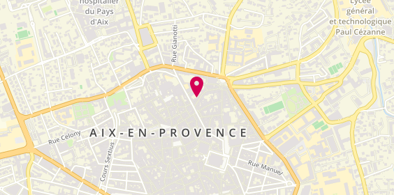 Plan de Siwar Coiffure, 8 Rue du Puits 9, 13100 Aix-en-Provence