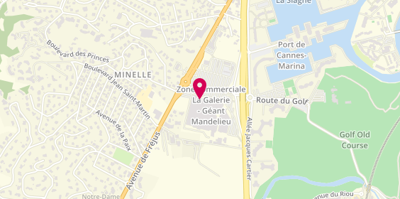 Plan de Jean Louis David - Coiffeur Mandelieu-la-Napoule, avenue de Fréjus, 06210 Mandelieu-la-Napoule