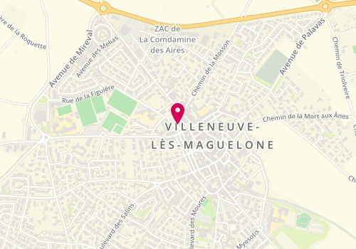Plan de Liberty S Coiffure, 26 Rue du Marché Aux Raisins, 34750 Villeneuve-lès-Maguelone