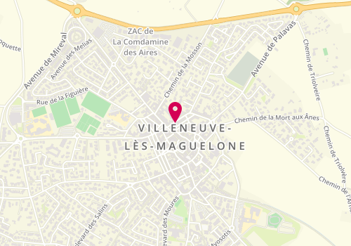 Plan de Vb Coiffure, 22 Boulevard des Écoles, 34750 Villeneuve-lès-Maguelone