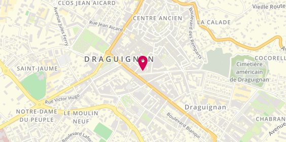 Plan de DESSANGE - Coiffeur Draguignan, 34 Boulevard Jean Jaurès, 83300 Draguignan