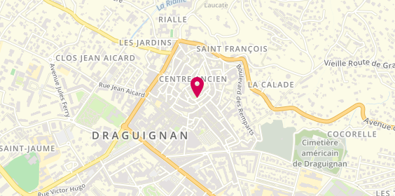 Plan de Audrey Coiffure, 30 Rue Roque, 83300 Draguignan