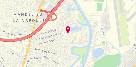 Plan de Gis Bell, 312 Boulevard des Écureuils, 06210 Mandelieu-la-Napoule