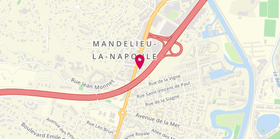 Plan de Tchip Coiffure, 300 avenue de Cannes, 06210 Mandelieu-la-Napoule