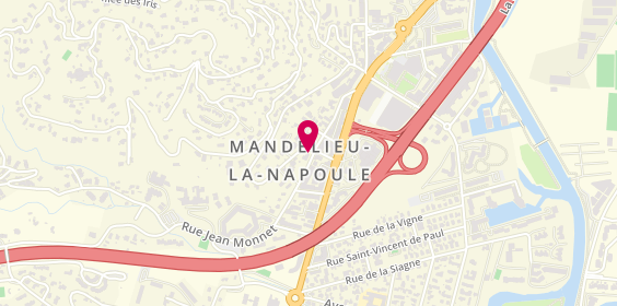 Plan de Wet Look, 26 Rue Jean Monnet, 06210 Mandelieu-la-Napoule