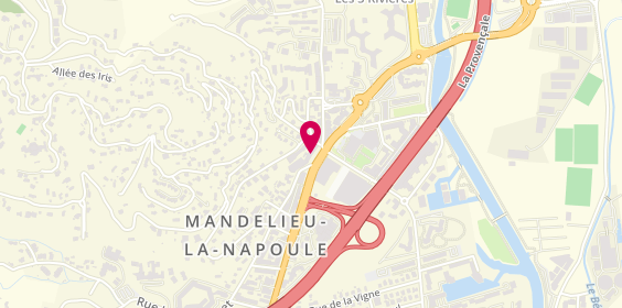 Plan de Camille Albane, 707 avenue de Cannes, 06210 Mandelieu-la-Napoule
