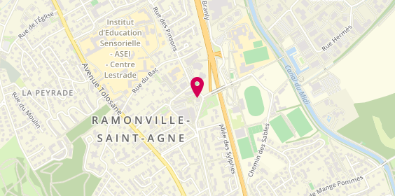 Plan de Amanda Coiffure, 12 place Marnac, 31520 Ramonville-Saint-Agne