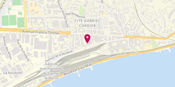 Plan de Jennifer Rodriguez, 28 avenue de la Roubine, 06150 Cannes