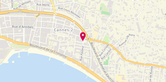 Plan de Star Events Coiffure, 6 Rue Pasteur, 06400 Cannes