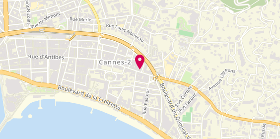 Plan de Camille Albane - Coiffeur Cannes, 137 Rue d'Antibes, 06400 Cannes