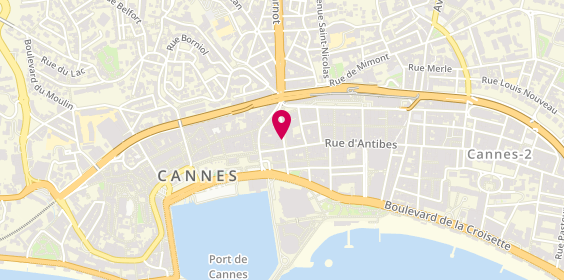 Plan de Virginie Orcel, 9 Rue Jean de Riouffe, 06400 Cannes