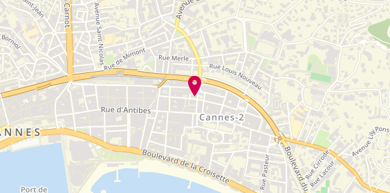 Plan de L'Art des Sens, 1 Rue Marceau, 06400 Cannes