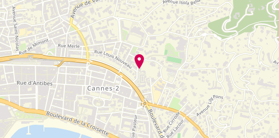 Plan de Lamielle Coiffure, 8 Rue Volta, 06400 Cannes