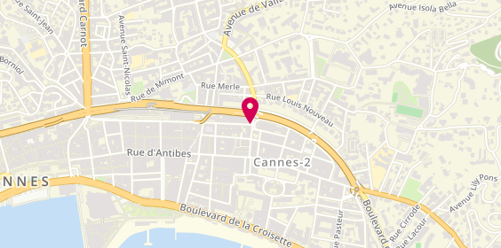 Plan de Jed 7 Coiffure, 35 Rue Jean Jaurès, 06400 Cannes