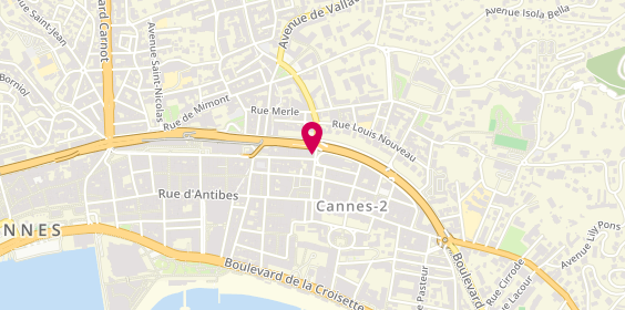 Plan de Joël Coiffure, 35 Rue Jean Jaurès, 06400 Cannes