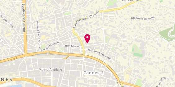 Plan de Ms Coiffure, Residence l'Etrier
2 Rue Baron, 06400 Cannes
