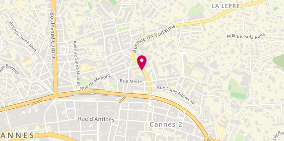 Plan de Bizerta Coiffure 2, 49 Boulevard de la République, 06400 Cannes